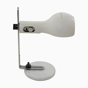 White Flash Table Lamp by Joe Colombo for O-Luce, 1970s