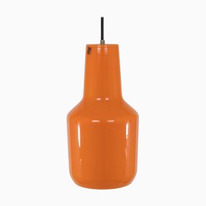 Orange Murano Glass Pendant by Massimo Vignelli for Venini, 1950s