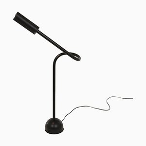 Schwarze Stringa Tischlampe von Hans Ansems für Luxo Italiana, 1980er