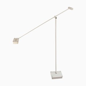 Lámpara de pie Samurai blanca de Shigeaki Asahara para Stilnovo, años 70