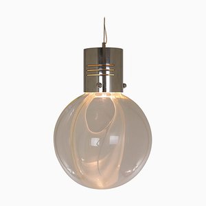 Lampada a sospensione Membrana grande di Toni Zuccheri per Venini, anni '60