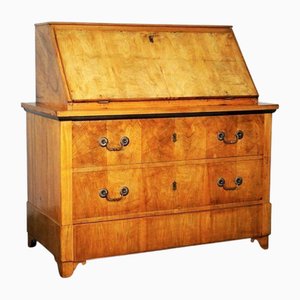 Biedermeier Faltsekretär aus Nussholz