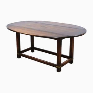 Fold-Out Coffee Table in Mahogany