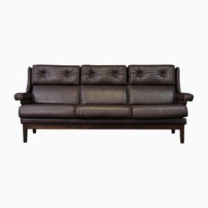 Vintage Danish Leather Sofa