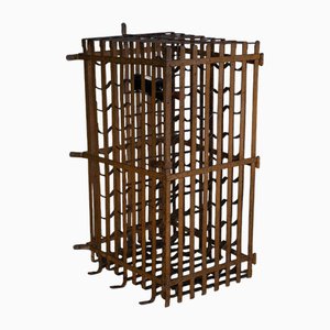 Vintage Weinregal aus Stahl