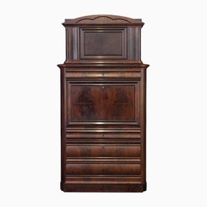 Louis Philippe Mahogany Standing Secretary
