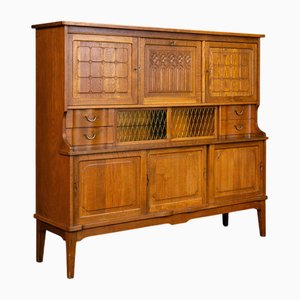 Brauner Vintage Schrank aus Eiche