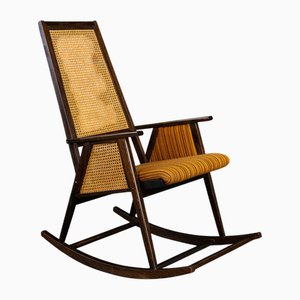 Vintage Yellow Rocking Chair