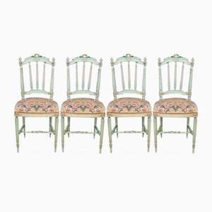 Vintage Side Chairs, Set of 4