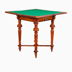Wilhelminian Brown and Green Side Table