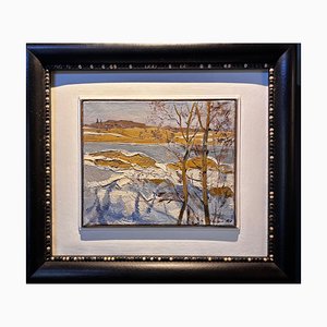 Leonid Vaichilia, Shadows of Spring, 1968, Oil on Canvas