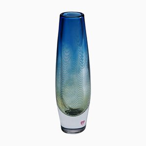 Vaso Kraka vintage di Sven Palmquist per Orrefors, 1954
