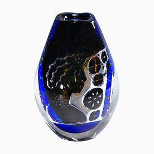Ariel Vase von Edvin Oehrstroem für Orrefors, 1977