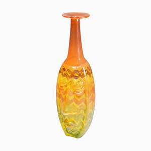 Vase Vintage en Verre par Kijell Engman pour Kosta Boda, 1975