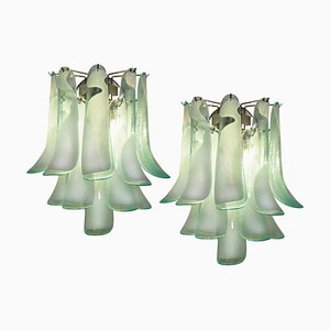 Italian Petal Murano Sconces, 1990s, Set of 2