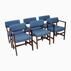 Robert Heritage zugeschriebene Vintage Esszimmerstühle für Archie Shine, 1960er, 6er Set