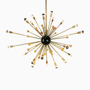 Vintage Sputnik Ceiling Lamp in the style of Stilnovo, 1950s