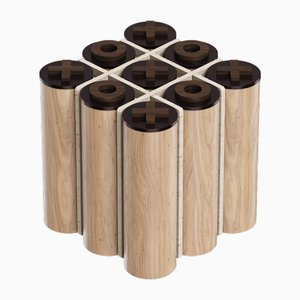 Mesa Tic-Tac-Toe de Kensington de Wood Tailors Club