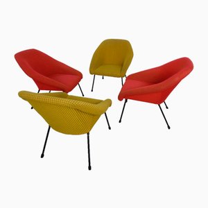 German Club Chairs, 1960s, Set of 4