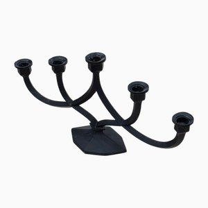 Vintage Cast Iron Candleholder from Giesserei Aachen