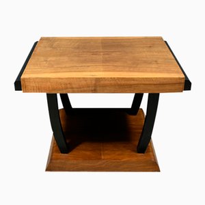 Vintage Art Deco Coffee Table in Walnut, 1930