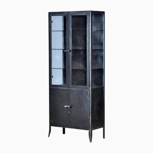 Medizinschrank aus poliertem Eisen, 1955