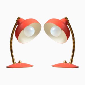 Italian Table Lamps with Directional Lights, 1950s, Set of 2