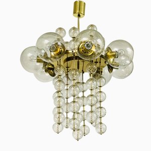 Mid-Century Chandelier attributed to Kamenický Šenov, 1970s