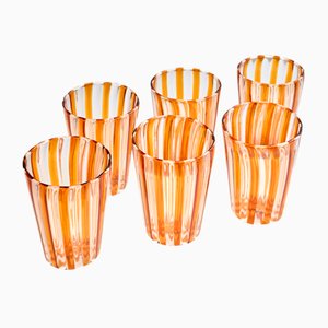Italian Tequila Glasses by Angelo Ballarin for Ribes Studio, 2004, Set of 6