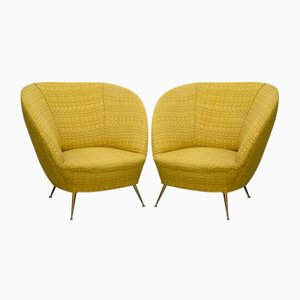 Fauteuils Vintage, Italie, 1950s, Set de 2
