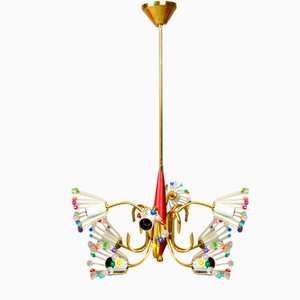 Deckenlampe von Emil Stejnar für Rupert Nikoll, Österreich, 1950er