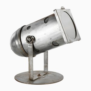 Patinated Metal Spotlight Lamp