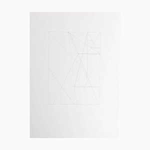 Enrico Della Torre, Abstract Geometric Composition, Drawing on Paper, 2016