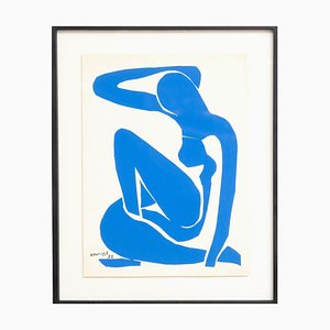 Henri Matisse, Nu Bleu I, 1970, Lithograph, Framed
