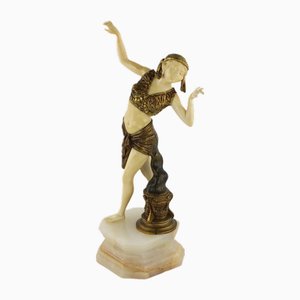 Chryselephantine Figurine in Bronze and Ivory, Salammbô, 1920s