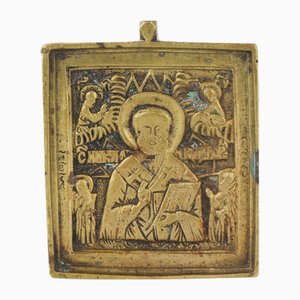 Icon of St. Nicholas the Wonderworker, 1890s