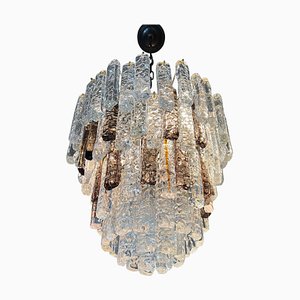 Mid-Century Modern Murano Glass Chandelier attributed to Toni Zuccheri, 1970