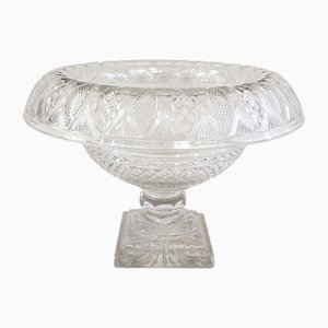 Schale mit Fuß aus Kristallglas von Vonêche