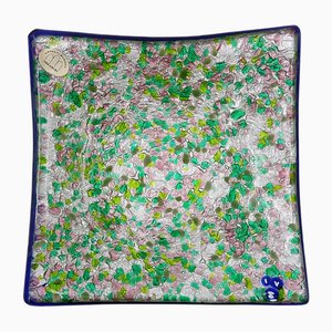 Vintage Square Vide Poche in Murano Glass