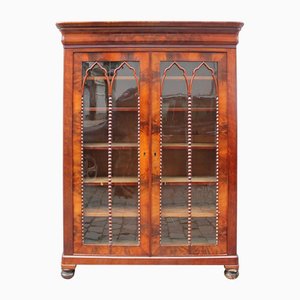 Louis Philippe Period Bookcase Display in Mahogany, 19th Century