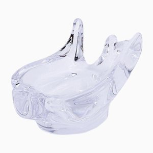 Vintage Hirondelle Pocket Tray in Crystal from Bayel