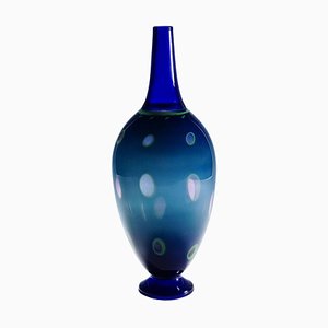 Grand Vase Art en Verre par Wilke Adolfsson, 1991