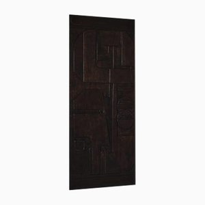 Relieve de pared abstracto grande de madera de Nerone & Patuzzi para Gruppo Np2, Italia, años 60