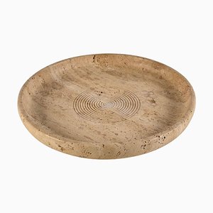 Travertine Centerpiece attributed to Pier Alessandro Giusti & Di Rosa for Up & Up, 1970s