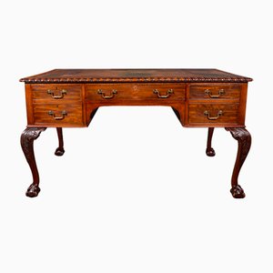 Bureau de Commis en Cuir, Angleterre, 1890s