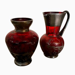 Jarrones de Murano pequeños de Made Murano. Juego de 2