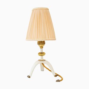 Lampe de Bureau avec Abat-Jour en Tissu par Rupert Nikoll, Vienne, Autriche, 1960s