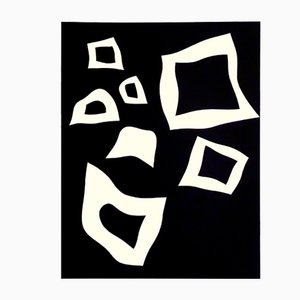 Hans Arp, Abstracción en dos colores, 2006, Litografía