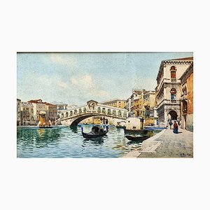 Guido Peruzzi, Veduta del Canal Grande, 1930, Acquarello