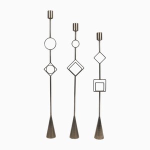 Candlesticks, 1970s, Set of 3